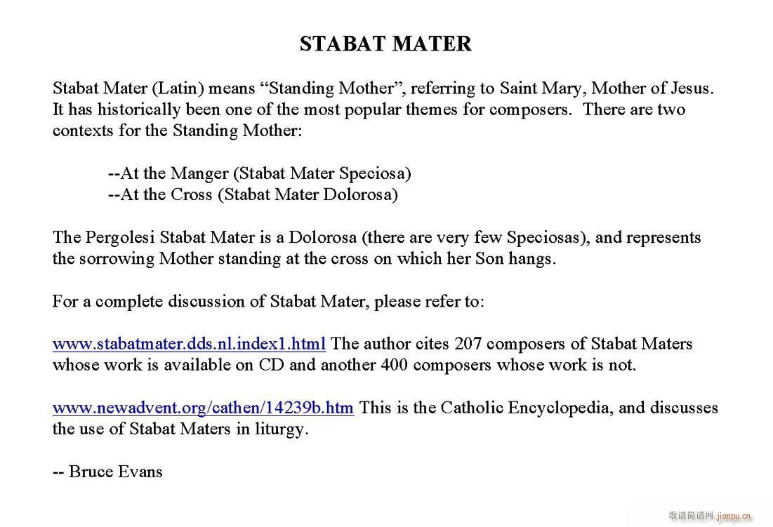STABAT MATER (V)1
