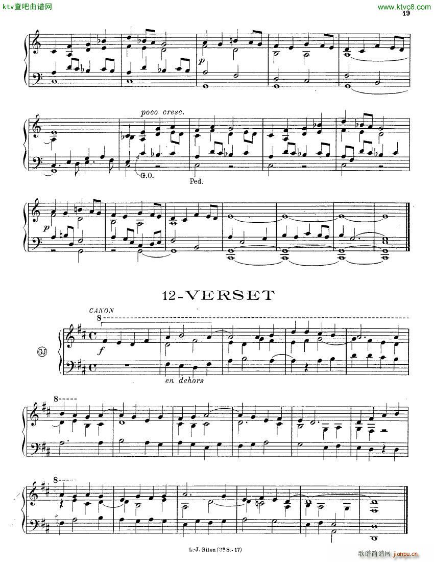 Alain Albert 15 Pieces organ(V)19