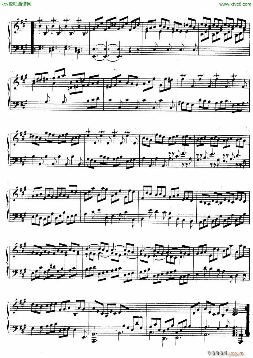 Handel Suite in A major G1 4(V)5