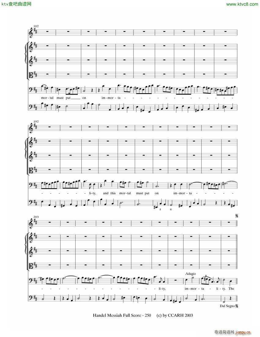 G F Handel Messiah Open Score (V)9